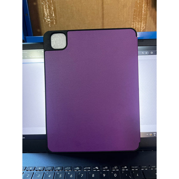 Carcasa Inteligente Para iPad Pro 11 (2020) Ranura Lápiz Violeta Oscuro