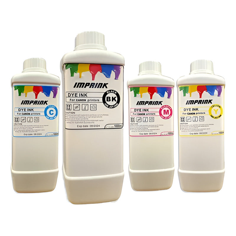 Tinta Dye Para Impresoras Canon Ecotank Premium 1 Litro Magenta