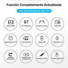 Cargar imagen en el visor de la galería, Radio Pantalla Retráctil  De 7 Pulgadas Mirror Link 1 Din Negro
