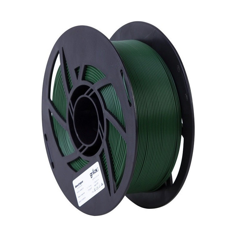 Filamento Pla 1.75mm Grilon3 1kg - Impresora 3d - Colores Color Btq - Verde Aviador
