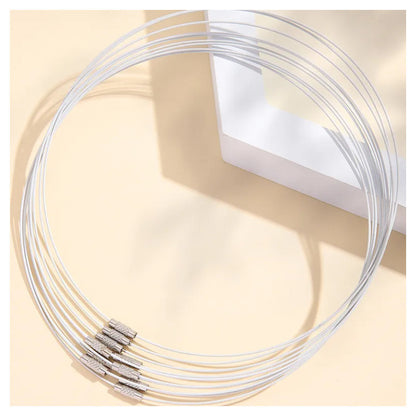 30 Pcs Collar De Acero Inoxidable Gargantilla