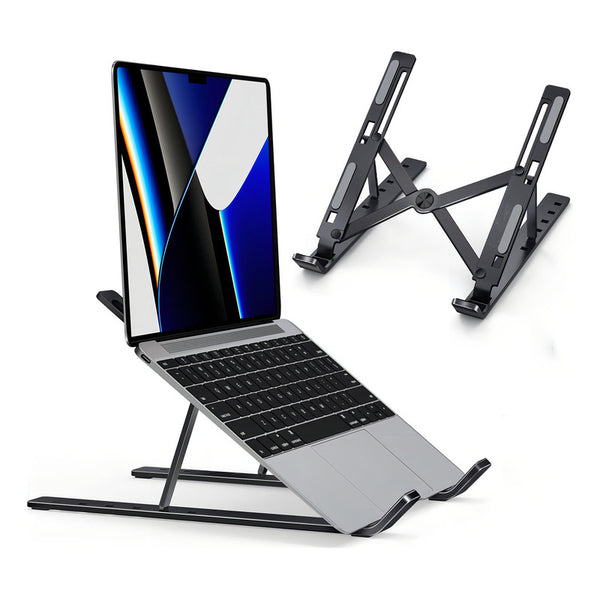 Soporte Elevador Notebook Base Plegable Laptop Portatil Color Blanco