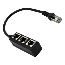 Adaptadores Rj45 1 A 3 Puertos Divisor De Red Ethernet Lan