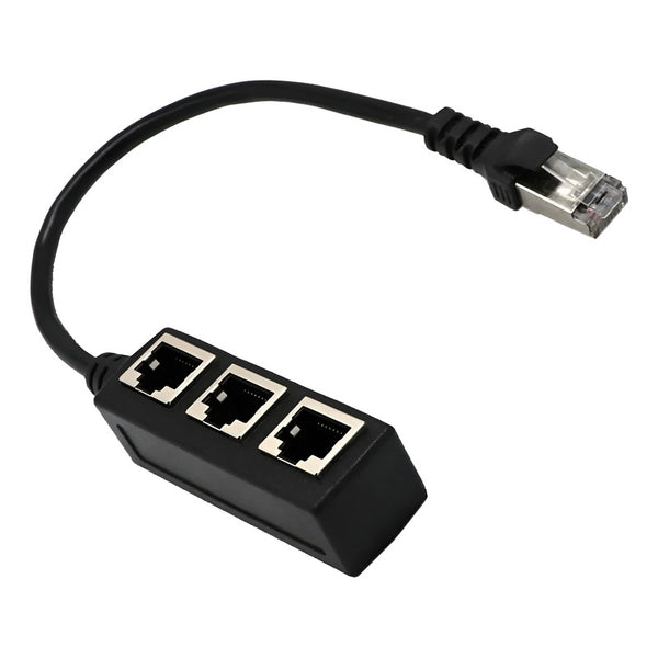 Adaptadores Rj45 1 A 3 Puertos Divisor De Red Ethernet Lan