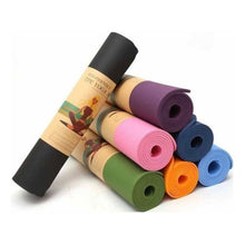 Cargar imagen en el visor de la galería, Tapete Para Hacer Ejercicio Yoga Mat Antiderrapante 1.75 Cm Color Verde
