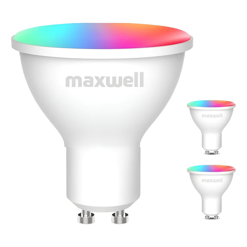 Ampolleta Led Smart Gu10 X3 Rgb Rgb