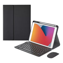 Cargar imagen en el visor de la galería, Funda Con Teclado Y Ratón Ñ For iPad 9.7 5ª 6ª Generación Color Negro

