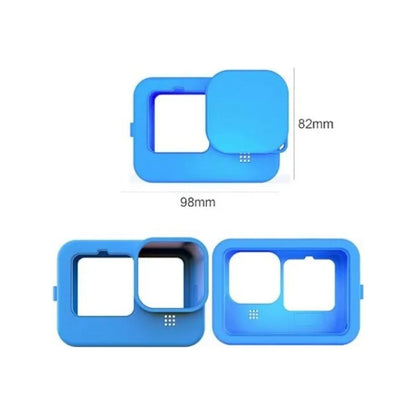 Funda De Silicona Para Gopro Hero 11/10/9 Negro Y Azul 2pcs Azul/negro