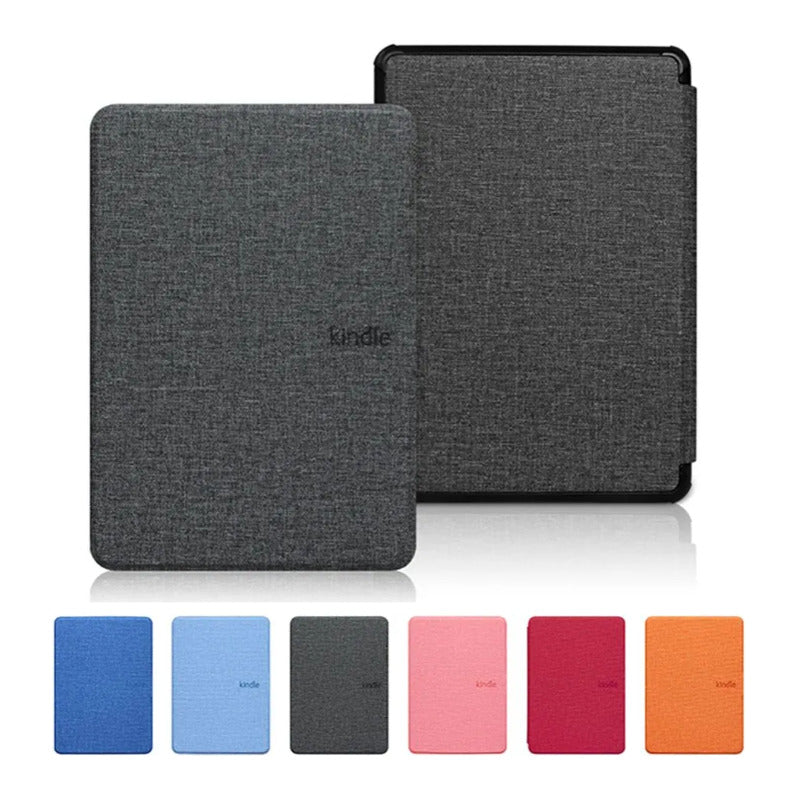 Funda Con Tapa Para Kindle 6  Básico 10a/11a Gen Resistente Negro
