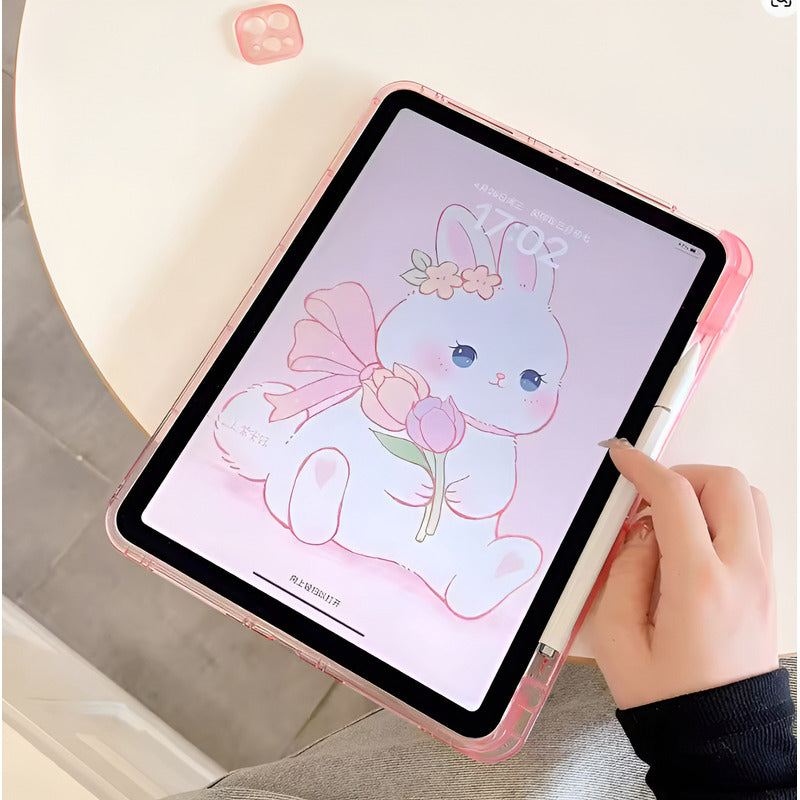 Fundade Goma Suave De Silicona Para iPad Air 5/4 Gen 10.9 Morado