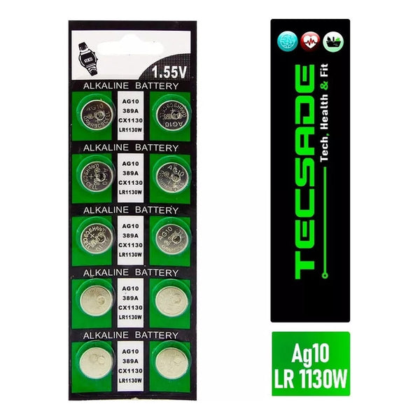 Set X 10 Pilas Ag10 (lr-1130) 1.55v