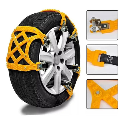 Pack Cadena Para Nieve Para Neumáticos Auto Universal