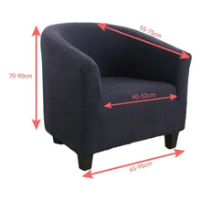 Cargar imagen en el visor de la galería, Funda Cubre Sillón De 1 Cuerpo Para Poltrona Rojo Rojo
