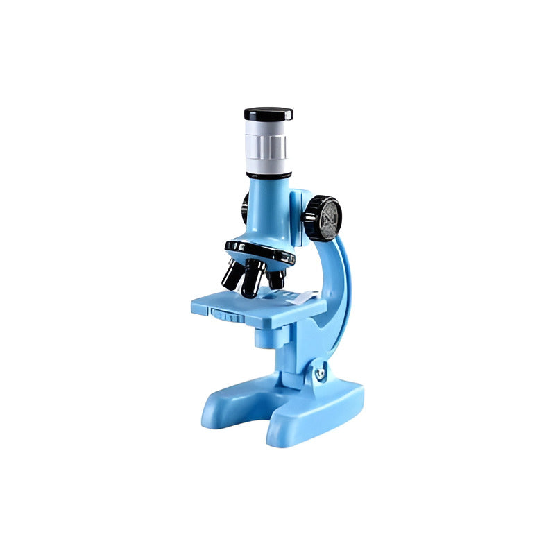 Kit De Ciencia Para Niños Microscopio Juguete Educativo Azul Claro