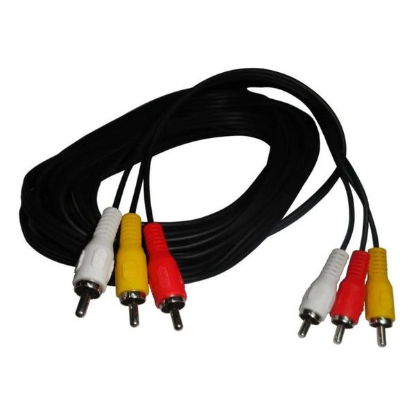 Cable Av Audio Video Rca 3x3 1mt Calidad