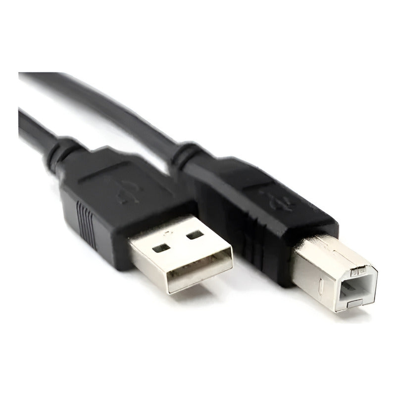 Cable De Impresora Y Scanner Ab De 5 Metros Con Usb 2.0 Negro