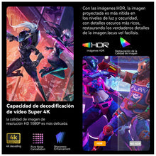 Cargar imagen en el visor de la galería, Proyector Mini Android Portátil Full Hd (nuevo Caja Abierta) Negro

