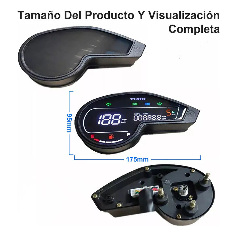 Tablero Digital De Motocicleta Dm200 Xr1901 Crm250 Gy200