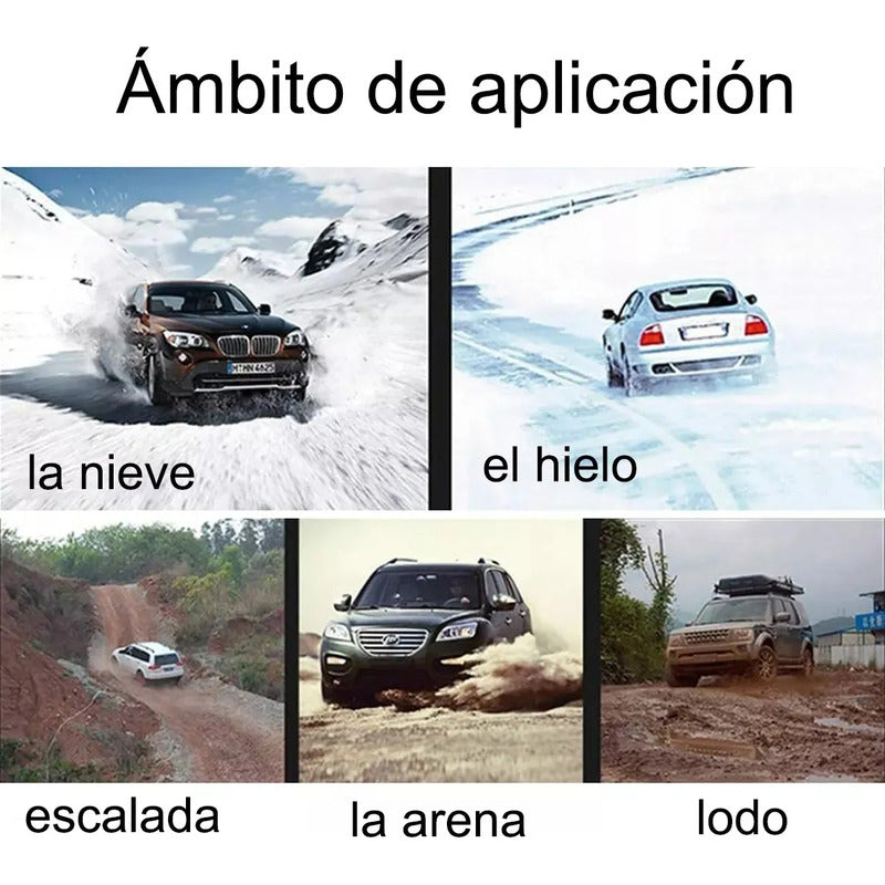 Pack Cadena Para Nieve Para Neumáticos Auto Universal