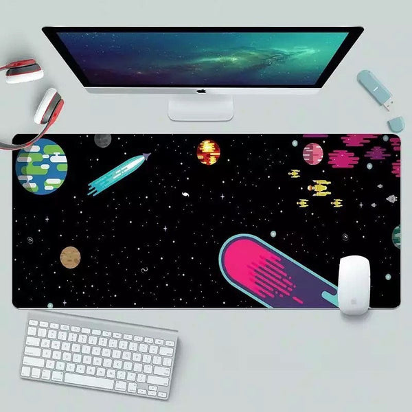 Mousepad Gamer Among Us Xxl 90x40 Cm Antideslizante Color Negro