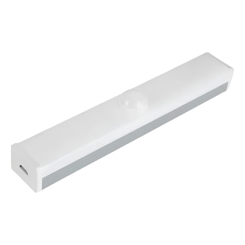 Luz Led Barra Recargable Con Sensor De Movimiento 10cm Blanco/luz Calida
