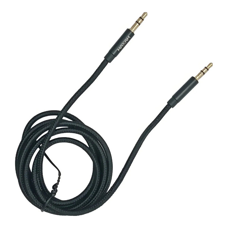 Cable De Audio Auxiliar Trenzado 3.5 Mm 1.2 Metros