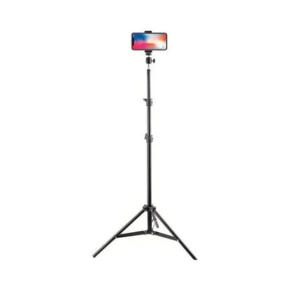 Trípode Celular Camara Soportes 210cm Control Bluetooth Negro