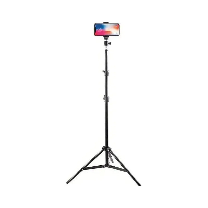 Trípode Celular Camara Soportes 210cm Control Bluetooth Negro