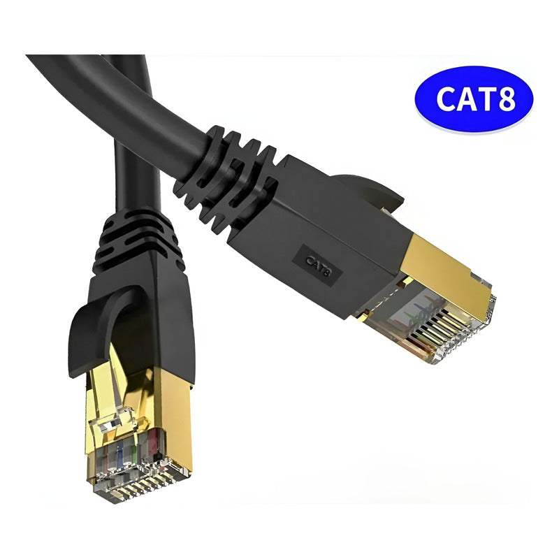 Cable Plano Categoría 8 Cat8 Rj45 Utp Ethernet 1.5m 40g
