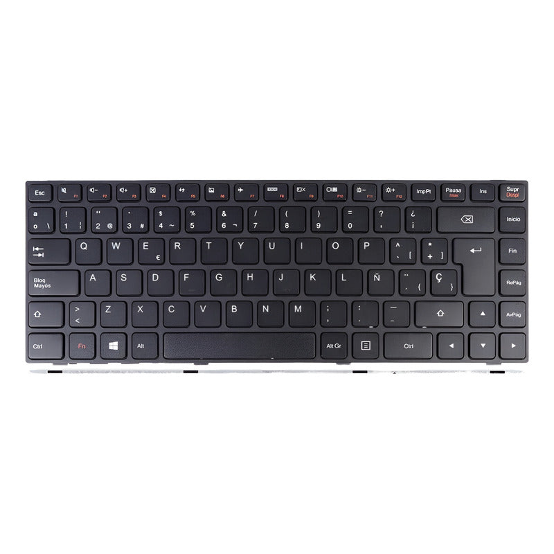 Teclado Lenovo Ideapad 100-14iby 100-14iby Negro Negro