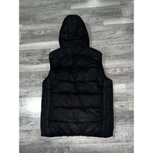 Cargar imagen en el visor de la galería, Chaqueta Sin Mangas Acolchada Con Capucha Removible M Negro M Negro
