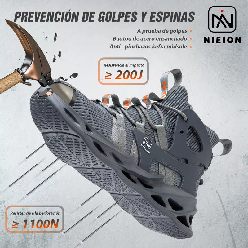 Tenis De Seguridad Zapatos Trabajo Anti-pinchazos