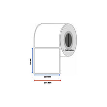 Cargar imagen en el visor de la galería, 1 Rollo De Etiquetas Termicas Autoadhesivas 100x100. 500 Uni
