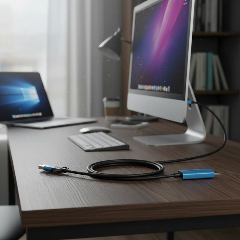 Adaptador Para Interfaz Multimedia Usb Hd Y Convertidor Usb3 Negro