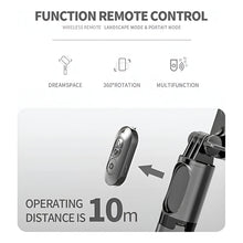 Load image into Gallery viewer, Estabilizador Portátil Gimbal Q09 Multifunción Giratorio 360 Negro
