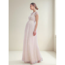 Cargar imagen en el visor de la galería, Vestido De Maternidad De Encaje Blanco Para Mujer Embarazada Blanco Encaje S
