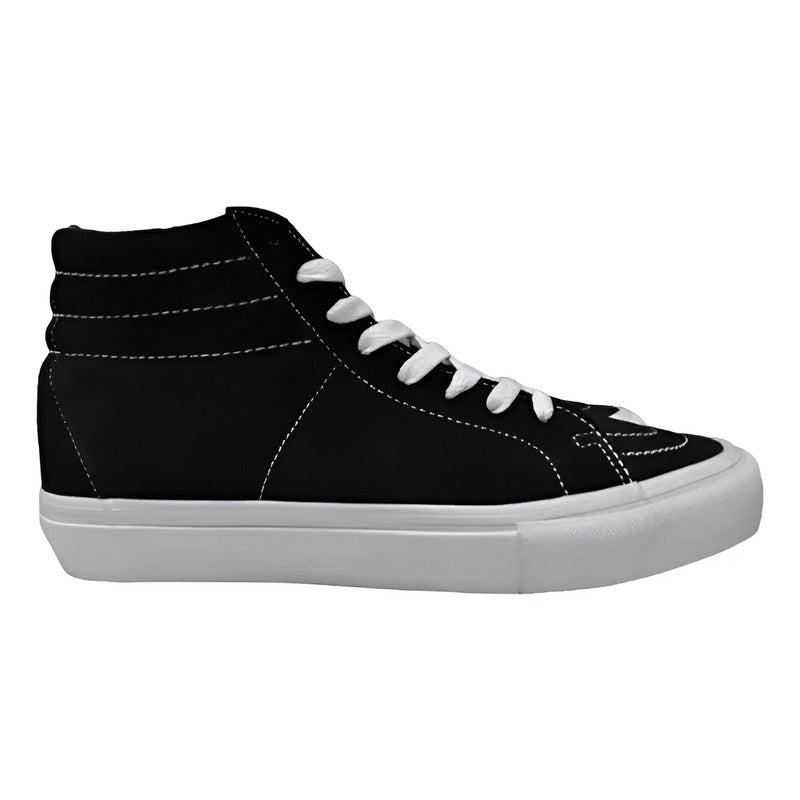 Zapatilla Hombre Loña Caña Negra Negro Negro 40 Eu