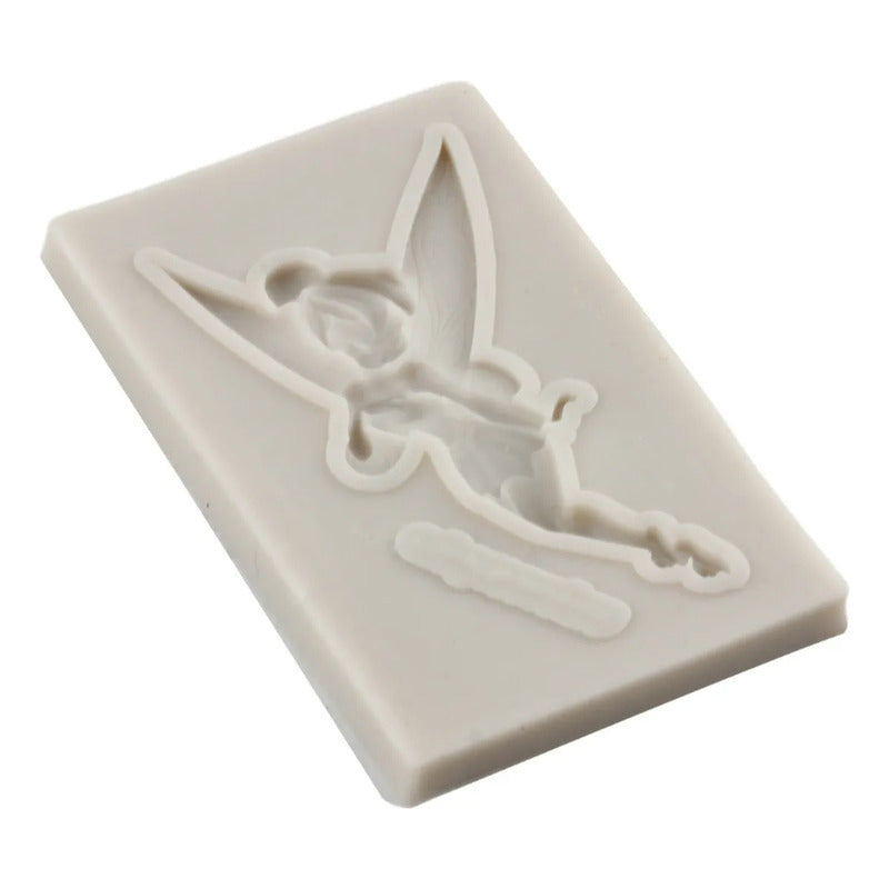 3pcs Molde De Silicona Hada De Las Flores Hibisco Fondant Gris