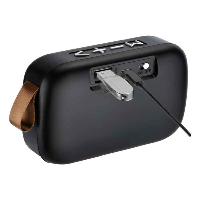 Mini Parlante Franchi Portatil Para Ext. Con Bluetooth Thb Negro