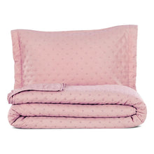 Cargar imagen en el visor de la galería, Cubrecamas Quilt Microfibra Rosa 1.5 Plazas Single Cic Rosa Rosa
