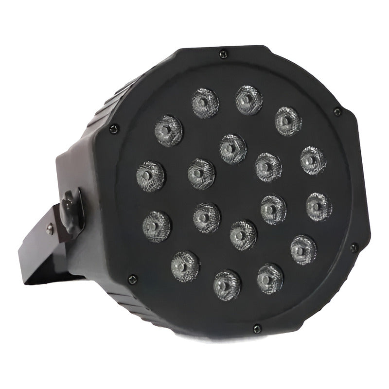Foco De 18 Luces Led Color Para Fiesta