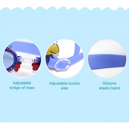 Gafas De Natación Para Niños Sin Fugas Protección Uv 4 En 1