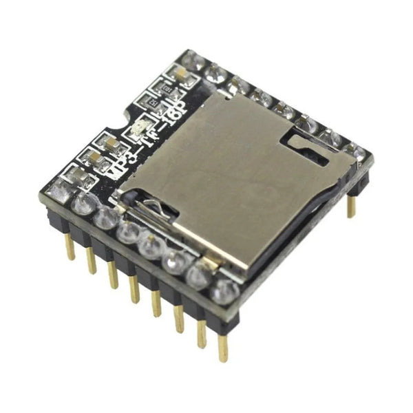 Módulo Reproductor Audio Digital Mp3 Serial Slot Sd [ Max ] Plateado
