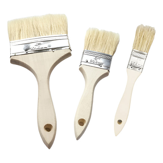 Pack De 6 Brochas (varias Medidas) Beige
