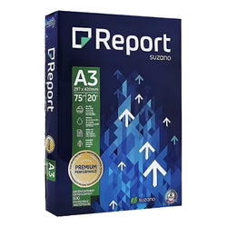 Resma 500 Hojas Bond Report Suzano A3 75grs Blanco