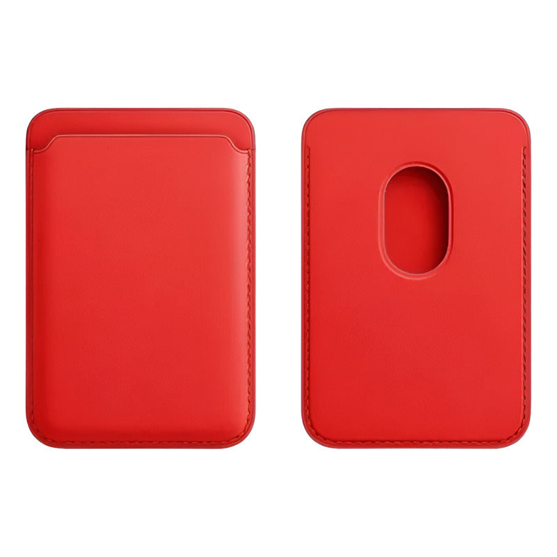 Tarjetero Magnético Magsafe Rojo Billetera