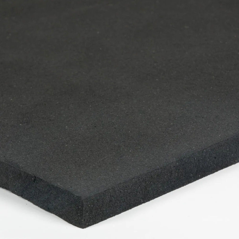 Tapete Goma Eva Alta Densidad Negra 4mm 150 X 50 Cms Negro