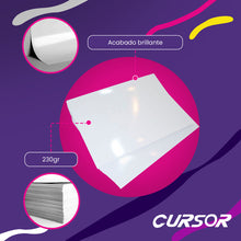 Cargar imagen en el visor de la galería, Papel Fotografico Glossy Brillante A3+ 33x48 230gr 50 Hojas
