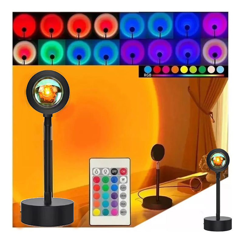 Lámpara De Proyección Sunset Fotografía Luz Ambiente Punkzz