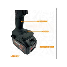 Cargar imagen en el visor de la galería, Taladro Percutor Brushless Lernen Black Edition + 2 Baterías Negro 50

